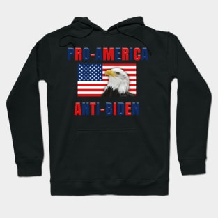 PRO-AMERICA ANTI-BIDEN w/ USA Flag & Eagle Hoodie